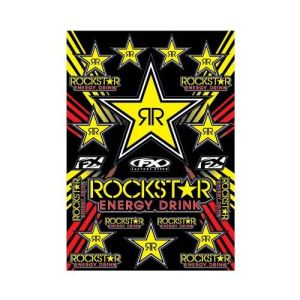 Stickerset sponsor kit FX Rockstar