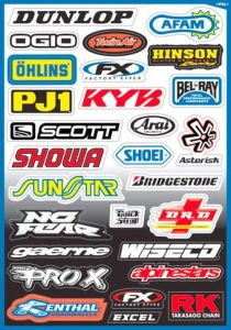 Stickerset sponsor kit FX Brands kit A
