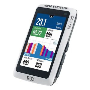 Fietscomputer Sigma Rox 12.1 EVO GPS wit