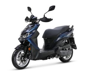 Sym Jet 4 RX scooter in blauw zwart