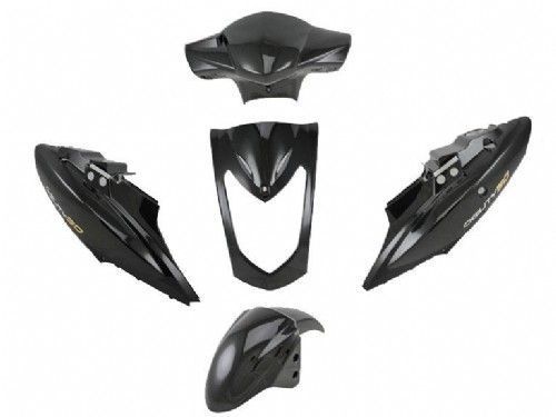 Kappenset Kymco Agility zwart klapzadel voordelige in prijs | vanSeggeren.nl