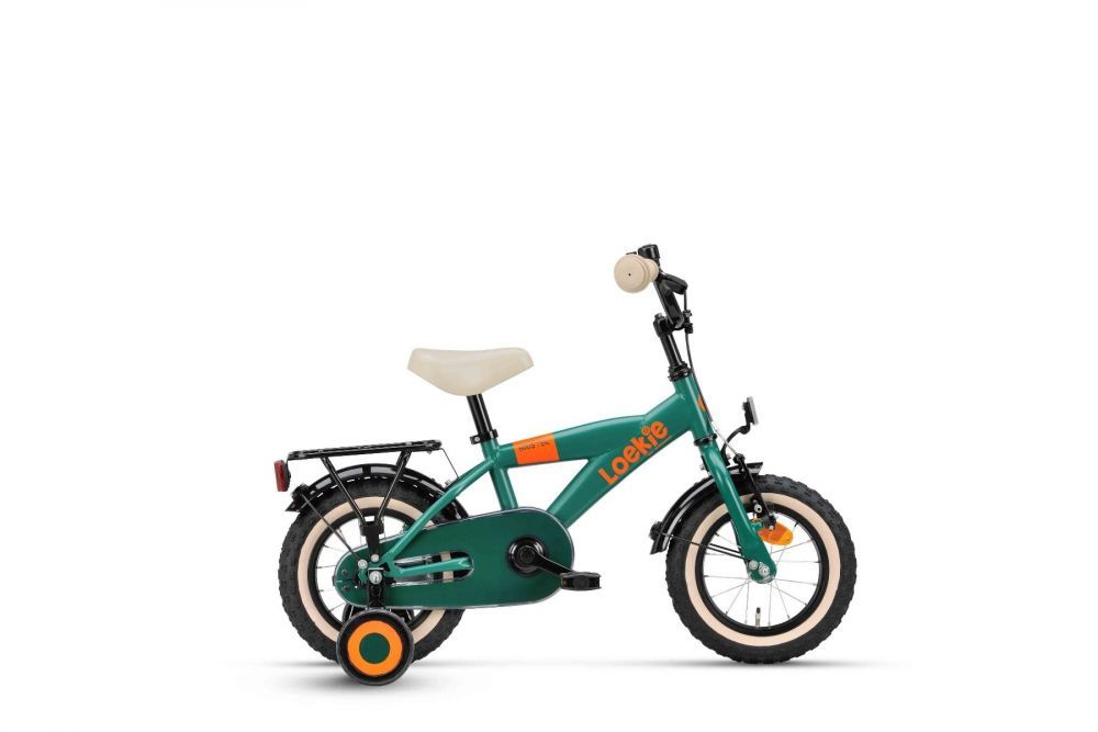 Loekie Booster 12 inch jongensfiets in kleur Green | VanSeggeren.nl