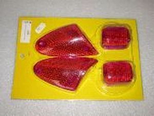 Knipperlichtglas set Paars voor Gilera Runner, Gilera Runner 125/180cc  2takt motor