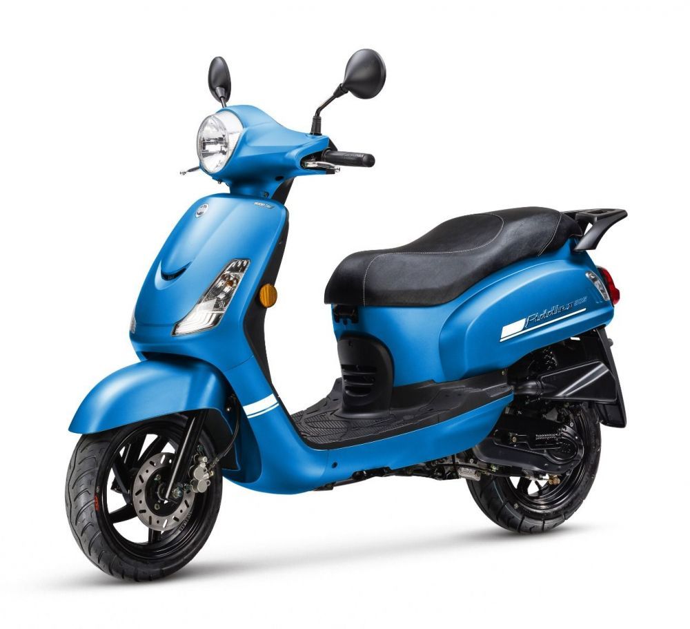 Sym Fiddle 2 E5 Matt Blue leverbaar in snor en bromscooter! | 3 jaar  garantie!