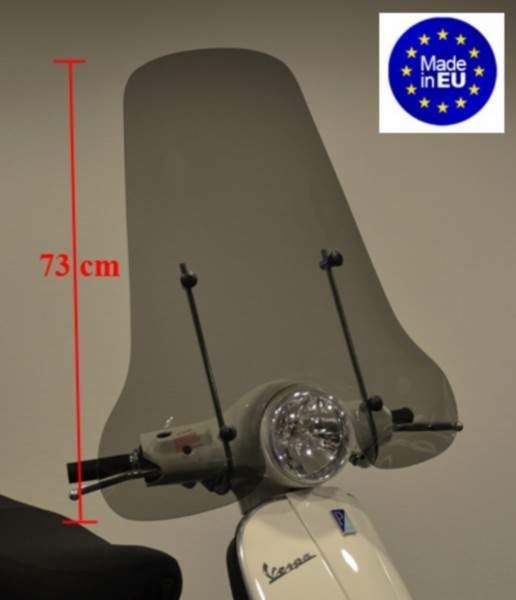 Koop hier een Smoke windscherm voor Vespa LX scooter | Extra stoere  uitstraling!
